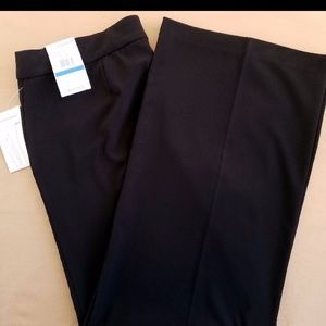 Black pull on work pants
